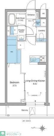 ルフォンリヴェント杉並永福の物件間取画像